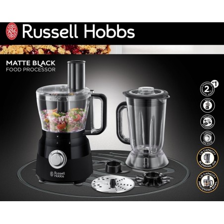 Russell Hobbs 25L Kitchen Machine - Sleek Black Design for Effortless Cooking & Baking - Model 5038061109580
